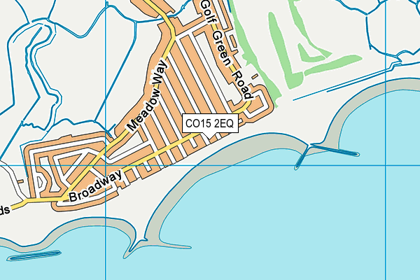CO15 2EQ map - OS VectorMap District (Ordnance Survey)
