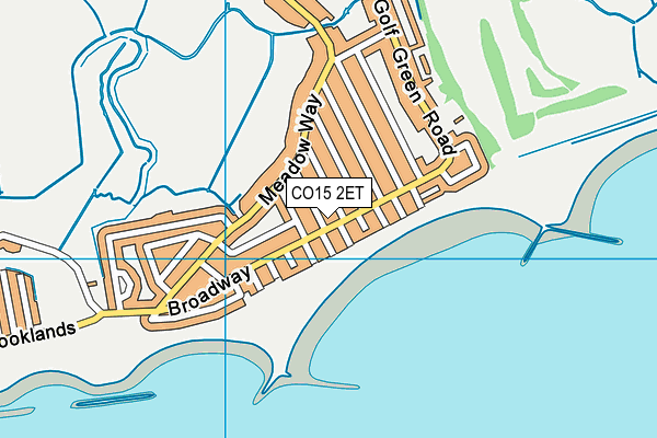 CO15 2ET map - OS VectorMap District (Ordnance Survey)