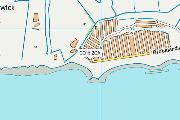 CO15 2GA map - OS VectorMap District (Ordnance Survey)