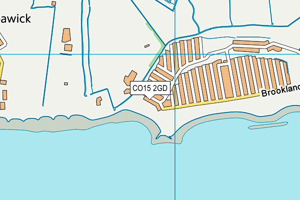 CO15 2GD map - OS VectorMap District (Ordnance Survey)