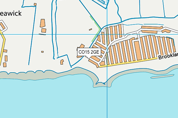 CO15 2GE map - OS VectorMap District (Ordnance Survey)