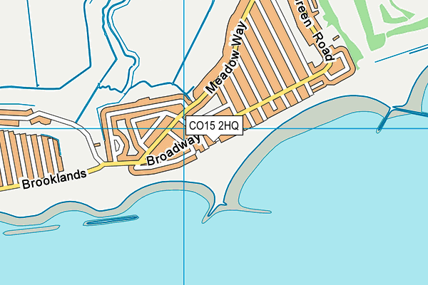 CO15 2HQ map - OS VectorMap District (Ordnance Survey)