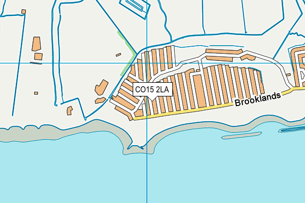 CO15 2LA map - OS VectorMap District (Ordnance Survey)