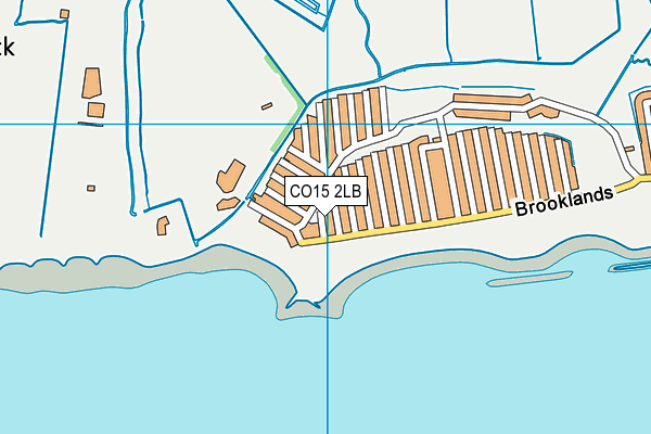 CO15 2LB map - OS VectorMap District (Ordnance Survey)