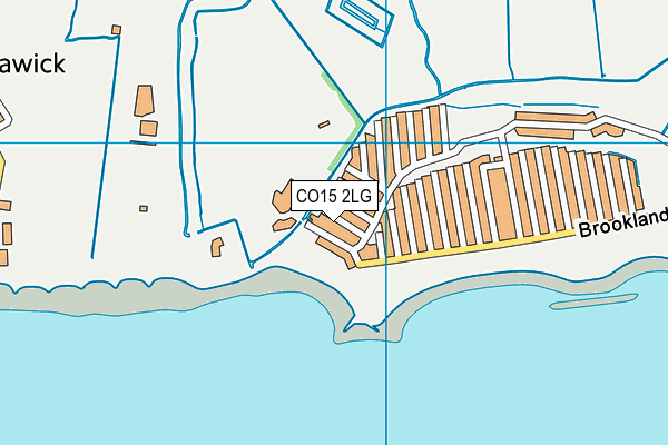CO15 2LG map - OS VectorMap District (Ordnance Survey)