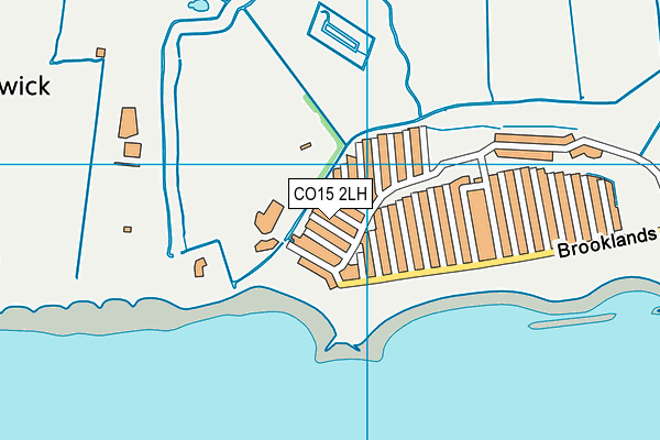 CO15 2LH map - OS VectorMap District (Ordnance Survey)