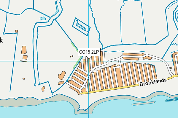 CO15 2LP map - OS VectorMap District (Ordnance Survey)