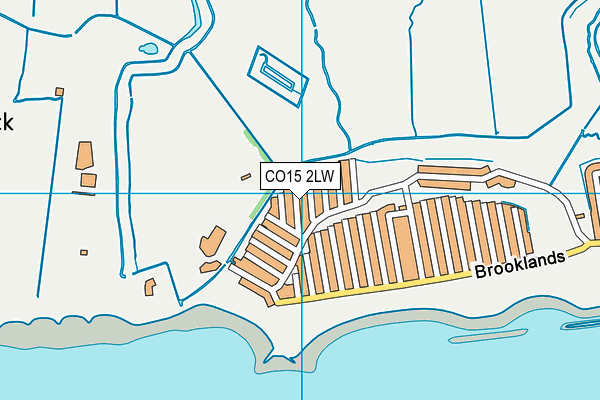CO15 2LW map - OS VectorMap District (Ordnance Survey)