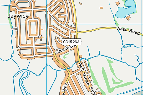 CO15 2NA map - OS VectorMap District (Ordnance Survey)