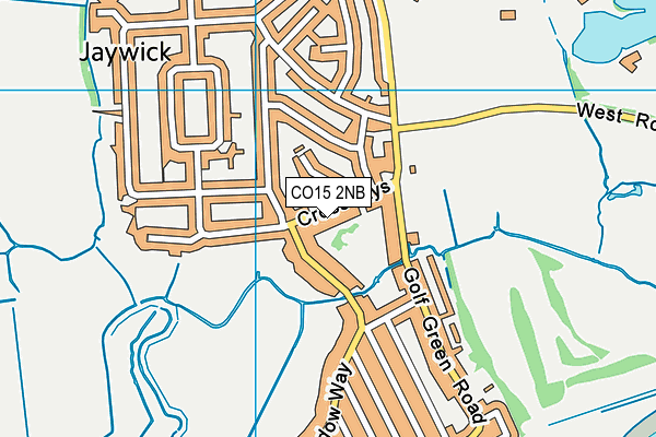 CO15 2NB map - OS VectorMap District (Ordnance Survey)