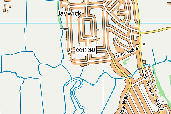 CO15 2NJ map - OS VectorMap District (Ordnance Survey)