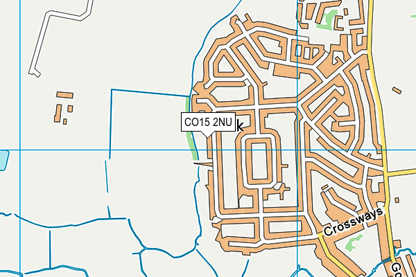CO15 2NU map - OS VectorMap District (Ordnance Survey)