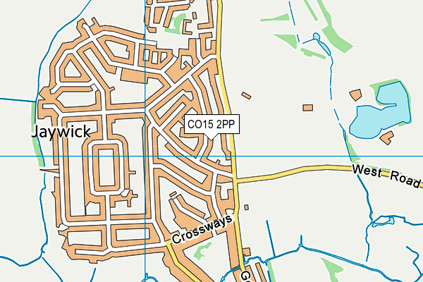 CO15 2PP map - OS VectorMap District (Ordnance Survey)