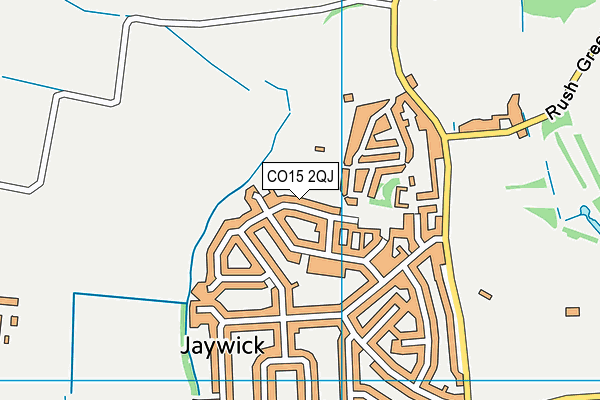 CO15 2QJ map - OS VectorMap District (Ordnance Survey)