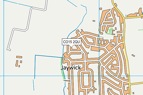 CO15 2QU map - OS VectorMap District (Ordnance Survey)