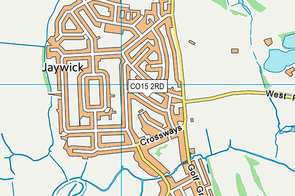 CO15 2RD map - OS VectorMap District (Ordnance Survey)