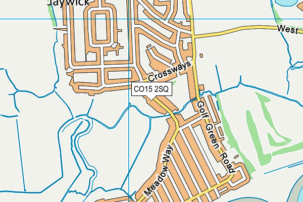 CO15 2SQ map - OS VectorMap District (Ordnance Survey)