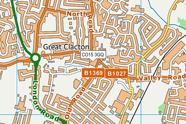 CO15 3GQ map - OS VectorMap District (Ordnance Survey)
