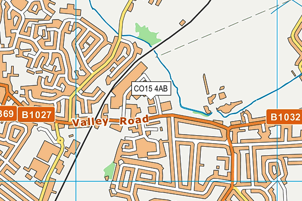 CO15 4AB map - OS VectorMap District (Ordnance Survey)