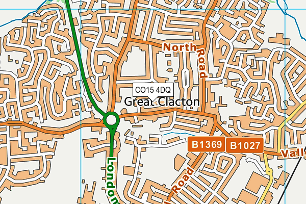 CO15 4DQ map - OS VectorMap District (Ordnance Survey)