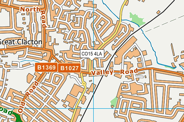 CO15 4LA map - OS VectorMap District (Ordnance Survey)