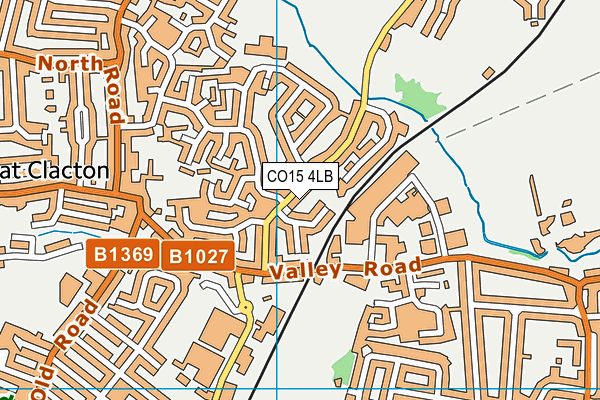 CO15 4LB map - OS VectorMap District (Ordnance Survey)