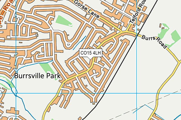 CO15 4LH map - OS VectorMap District (Ordnance Survey)