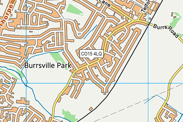 CO15 4LQ map - OS VectorMap District (Ordnance Survey)