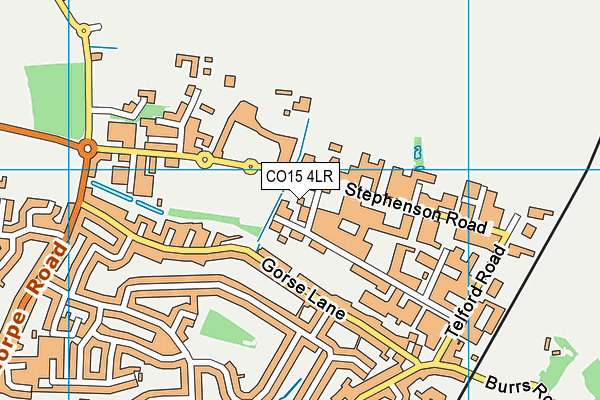 CO15 4LR map - OS VectorMap District (Ordnance Survey)