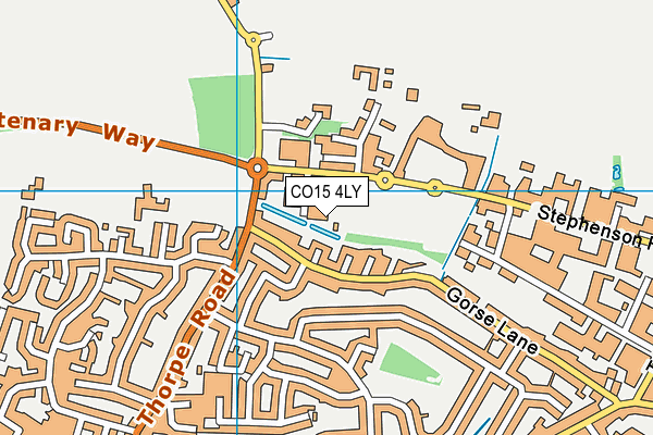 Physical Limits Gym And Personal Training map (CO15 4LY) - OS VectorMap District (Ordnance Survey)