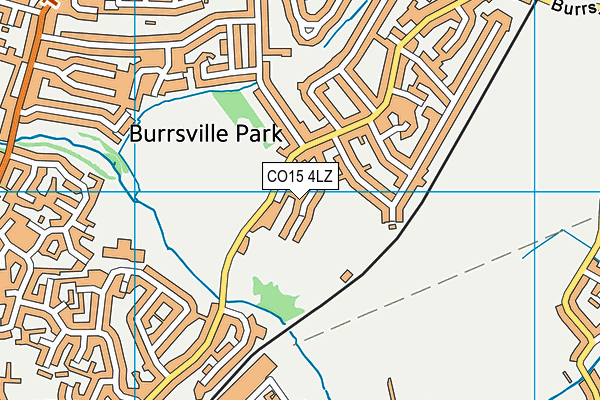 CO15 4LZ map - OS VectorMap District (Ordnance Survey)