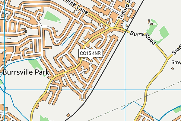 CO15 4NR map - OS VectorMap District (Ordnance Survey)