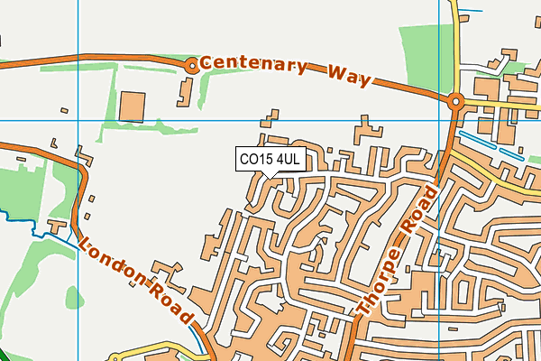 CO15 4UL map - OS VectorMap District (Ordnance Survey)