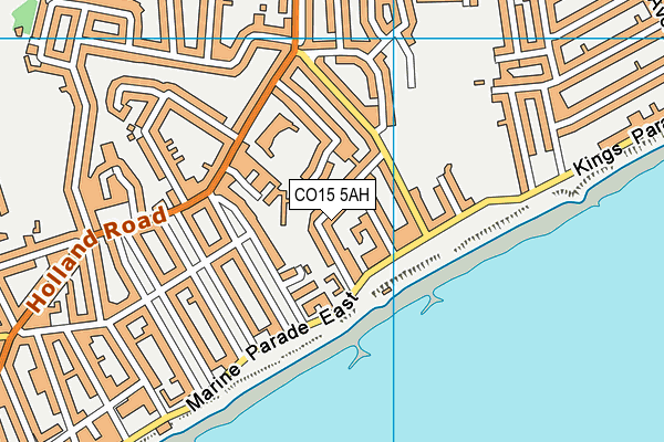 CO15 5AH map - OS VectorMap District (Ordnance Survey)