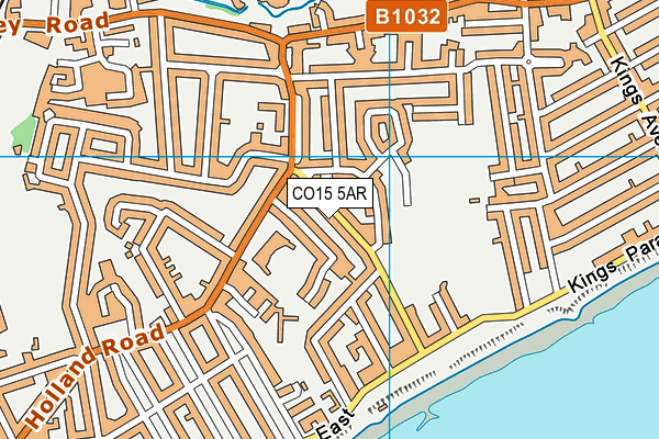 CO15 5AR map - OS VectorMap District (Ordnance Survey)