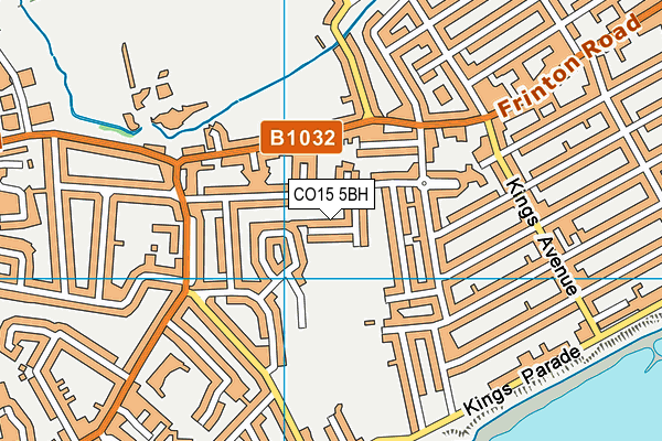 CO15 5BH map - OS VectorMap District (Ordnance Survey)