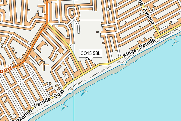 CO15 5BL map - OS VectorMap District (Ordnance Survey)