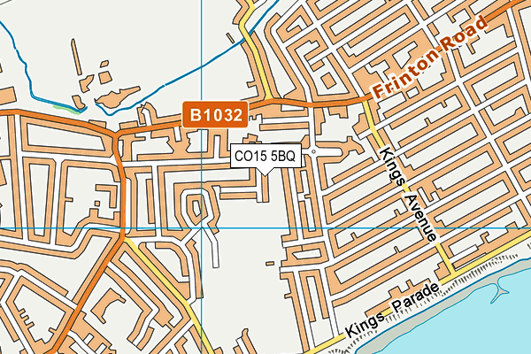 CO15 5BQ map - OS VectorMap District (Ordnance Survey)