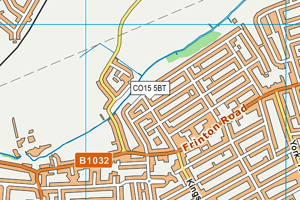 CO15 5BT map - OS VectorMap District (Ordnance Survey)