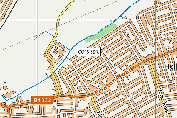 CO15 5DR map - OS VectorMap District (Ordnance Survey)