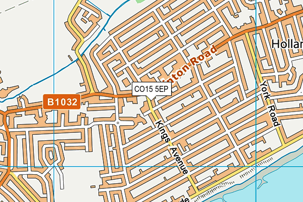 CO15 5EP map - OS VectorMap District (Ordnance Survey)