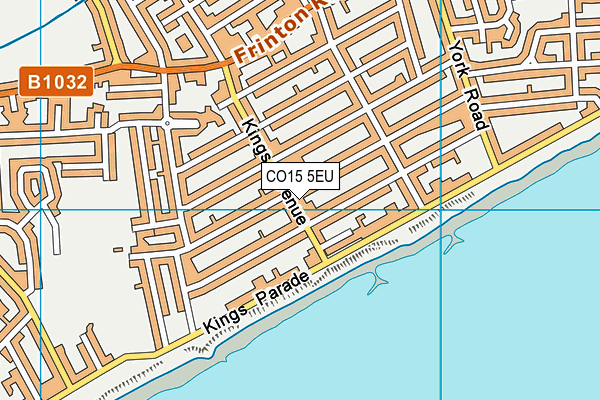 CO15 5EU map - OS VectorMap District (Ordnance Survey)