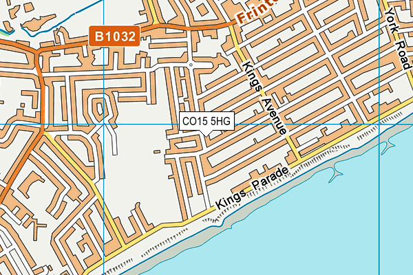 CO15 5HG map - OS VectorMap District (Ordnance Survey)