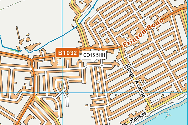 CO15 5HH map - OS VectorMap District (Ordnance Survey)