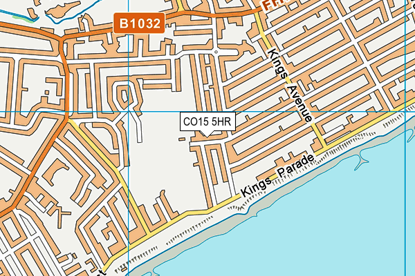 CO15 5HR map - OS VectorMap District (Ordnance Survey)