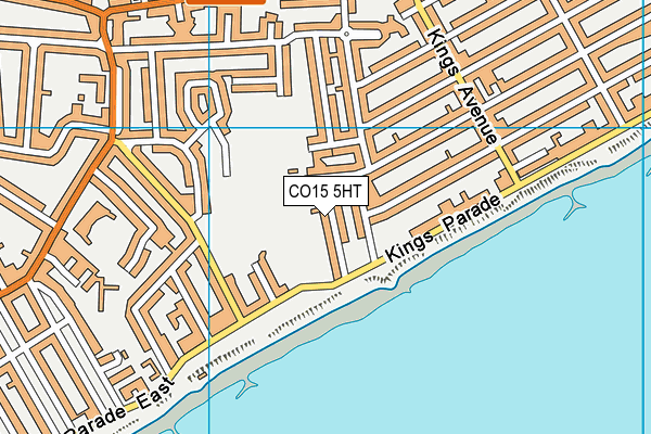 CO15 5HT map - OS VectorMap District (Ordnance Survey)