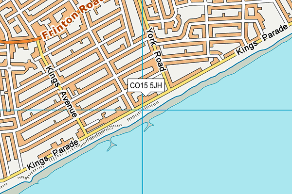 CO15 5JH map - OS VectorMap District (Ordnance Survey)