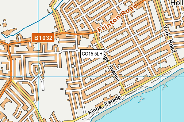 CO15 5LH map - OS VectorMap District (Ordnance Survey)