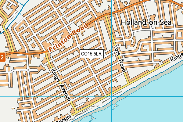 CO15 5LR map - OS VectorMap District (Ordnance Survey)