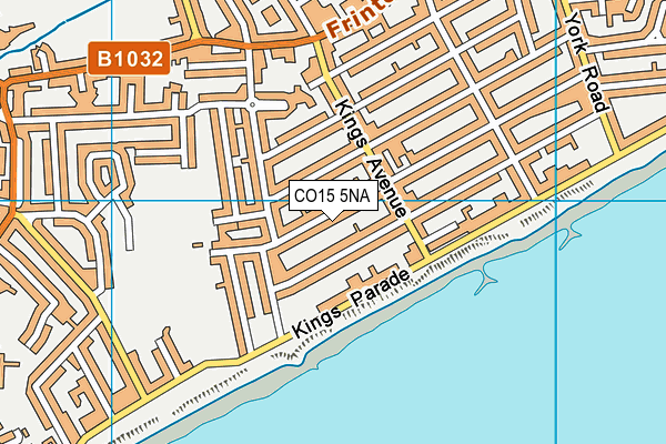 CO15 5NA map - OS VectorMap District (Ordnance Survey)
